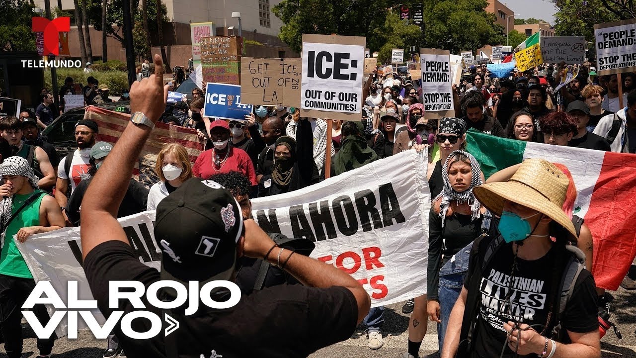 Continúan las protestas en Los Ángeles contra ICE y las políticas migratorias de Trump