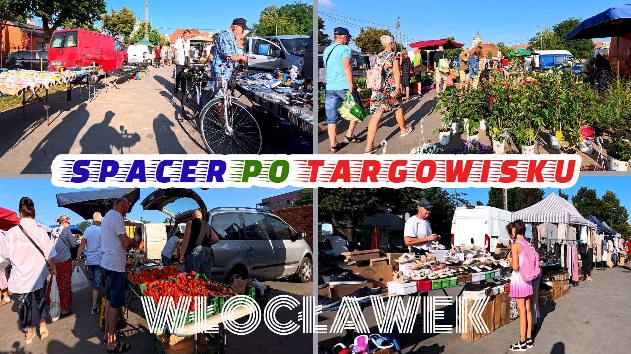Spacer po targowisku we Włocławku