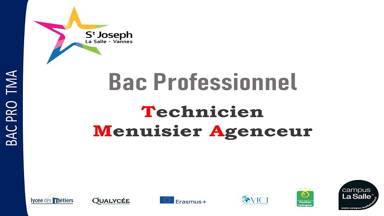 Le Bac Professionnel Technicien Menuisier Agenceur (TMA)