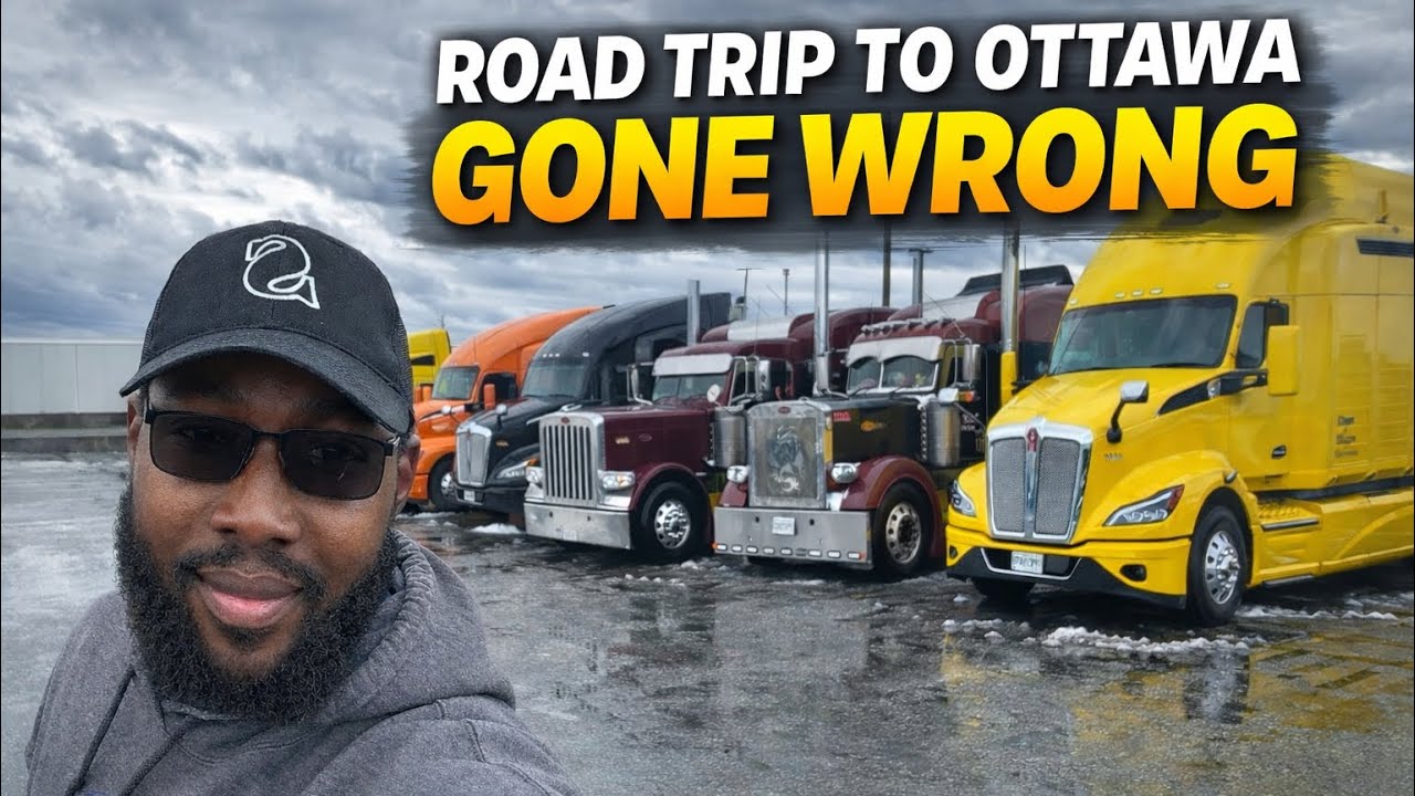 Day In The Life Of A 27 Year Old Truck Driver in Canada - Ottawa Trip Pt #1