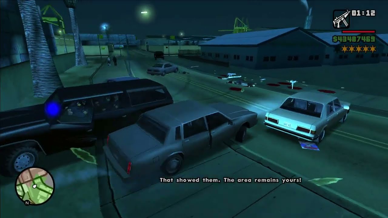 GTA SA [PC] (GTA Underground Mod) Gameplay 38 (Los Santos Gang War + Wanted Level)