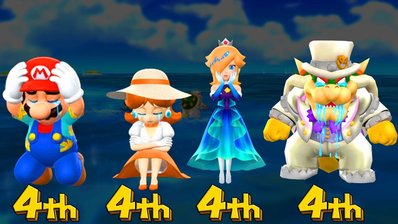 Mario Party 9 Garden Battle - Mario vs Daisy vs Rosalina vs Bowser (Master Difficulty)#mario