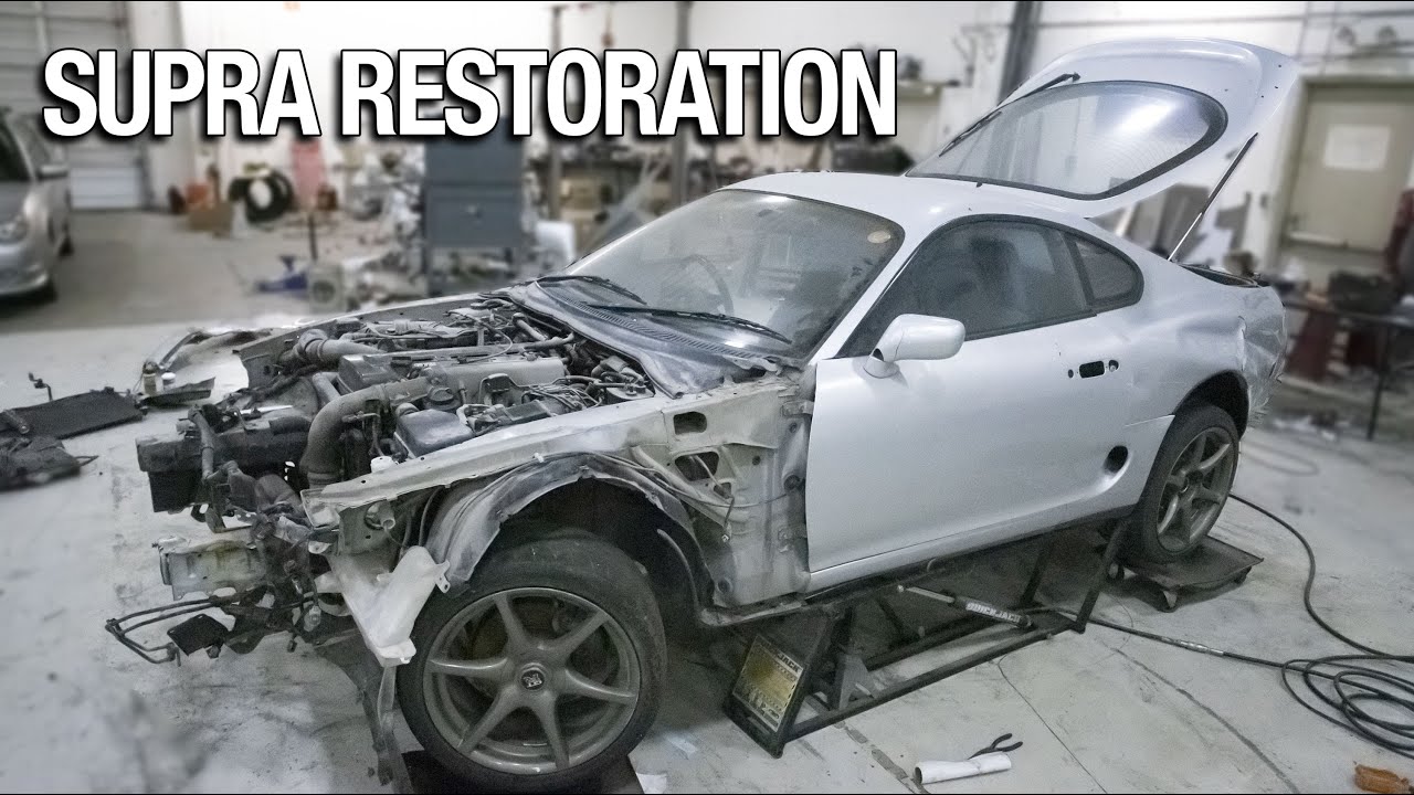 Восстановление моей Toyota Supra MKIV. МОЖНО ЛИ ОТРЕМОНТИРОВАТЬ ПЕРЕДНЮЮ ЧАСТЬ?