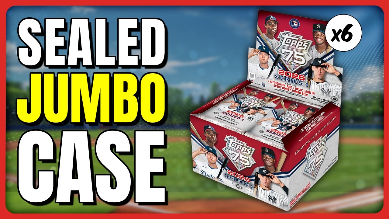 TWO HUGE AUTOS!!🚨FULL CASE RIP🚨 2026 TOPPS SERIES 1 SEALED JUMBO HOBBY CASE LIVE RIP