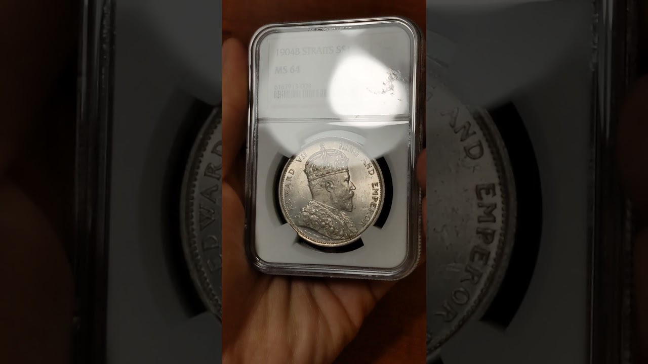 Stephen Album Rare Coins - Auction 41 - Lot 1502 - STRAITS SETTLEMENTS dollar, 1904-B, NGC MS64