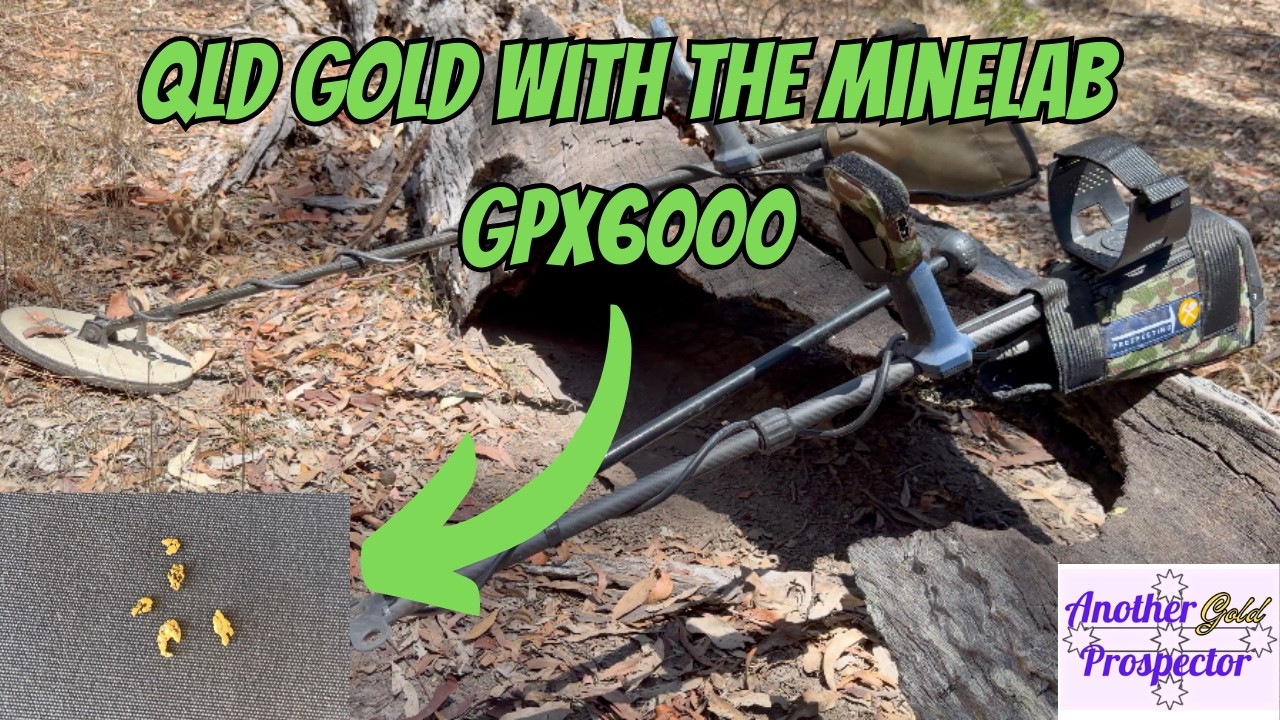 Поиск золота с помощью прибора Minelab GPX6000 в Уорике, Квинсленд.