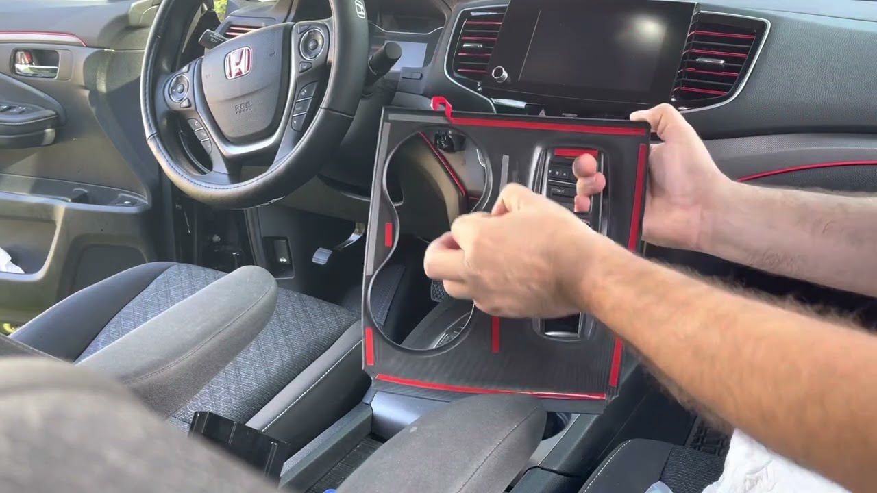 2021 Honda Ridgeline Carbon Fiber dash trim install