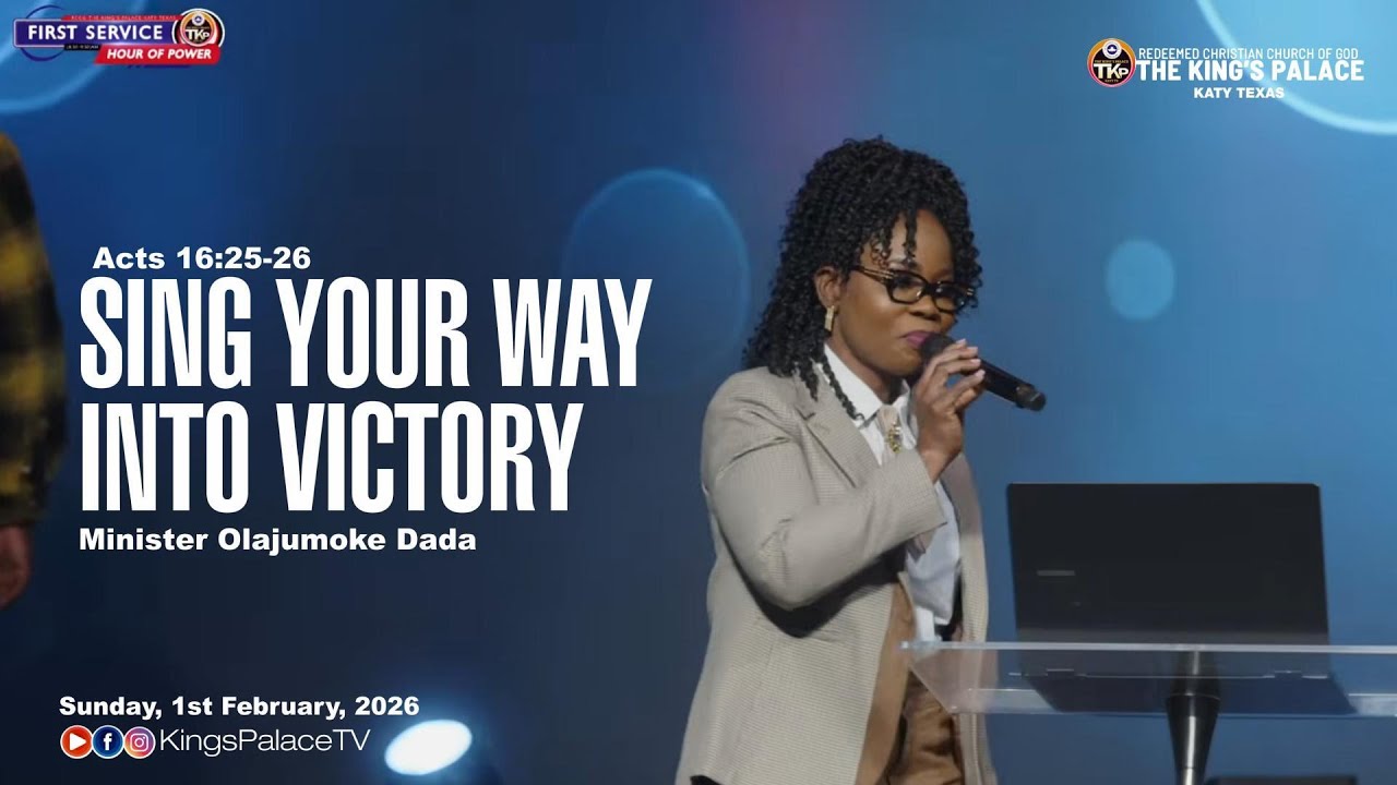 SING YOUR WAY TO VICTORY | Sunday Message | Acts 16:25–26 I Minister Olajumoke Dada