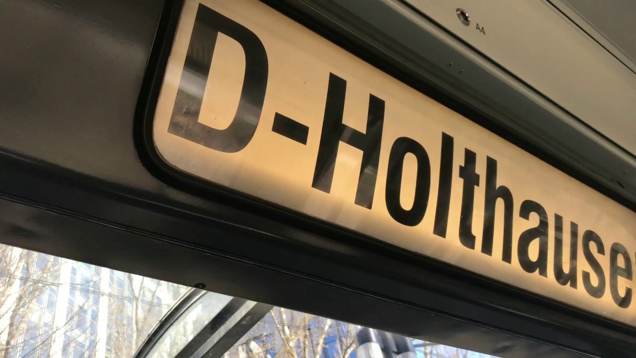 U 77 Düsseldorf am Seestern bis zum U-Bahn Tunnel