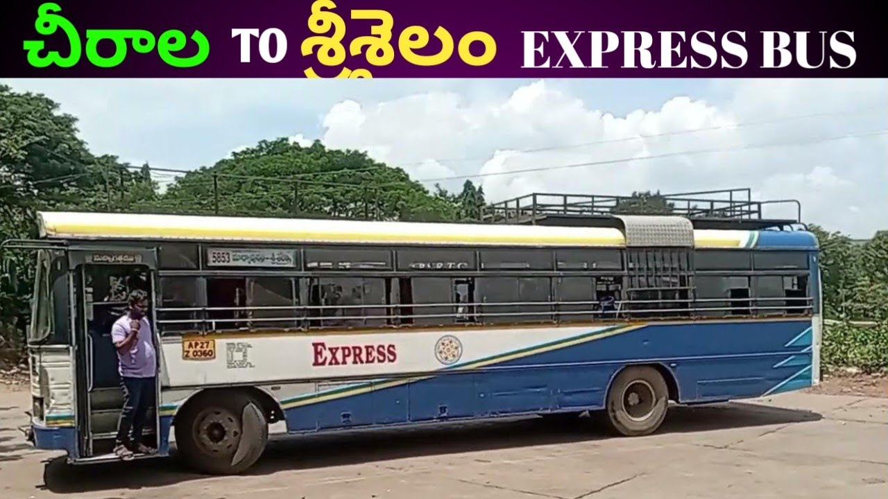 Chirala To Srisailam APSRTC Express Bus Details in Telugu || Srisailam To Chirala Bus