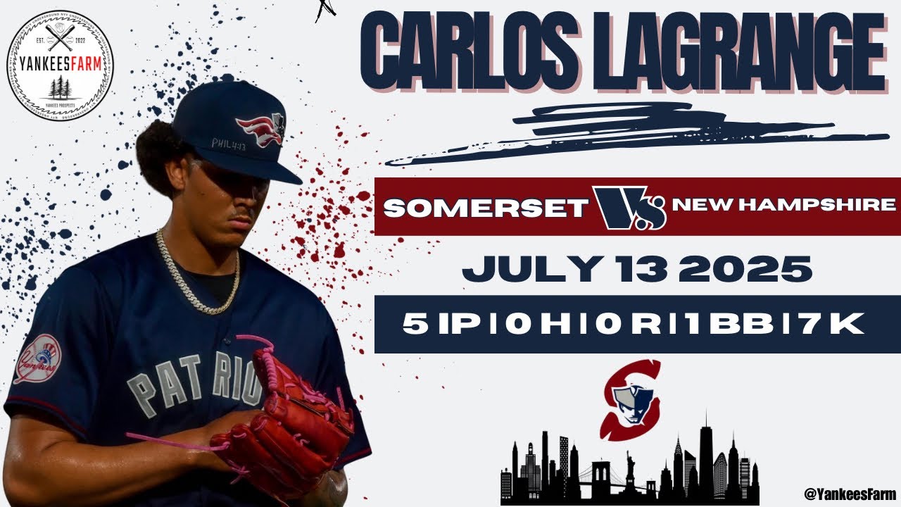 Carlos Lagrange Vs. New Hampshire Fisher Cats 7/13/25