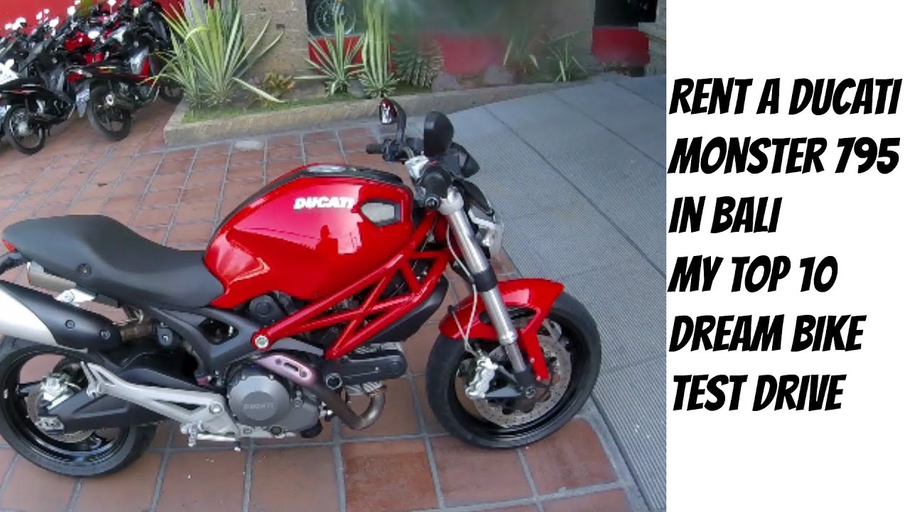 Ducati Monster 795 Review  in Bali, my top 10 dream bike test drive