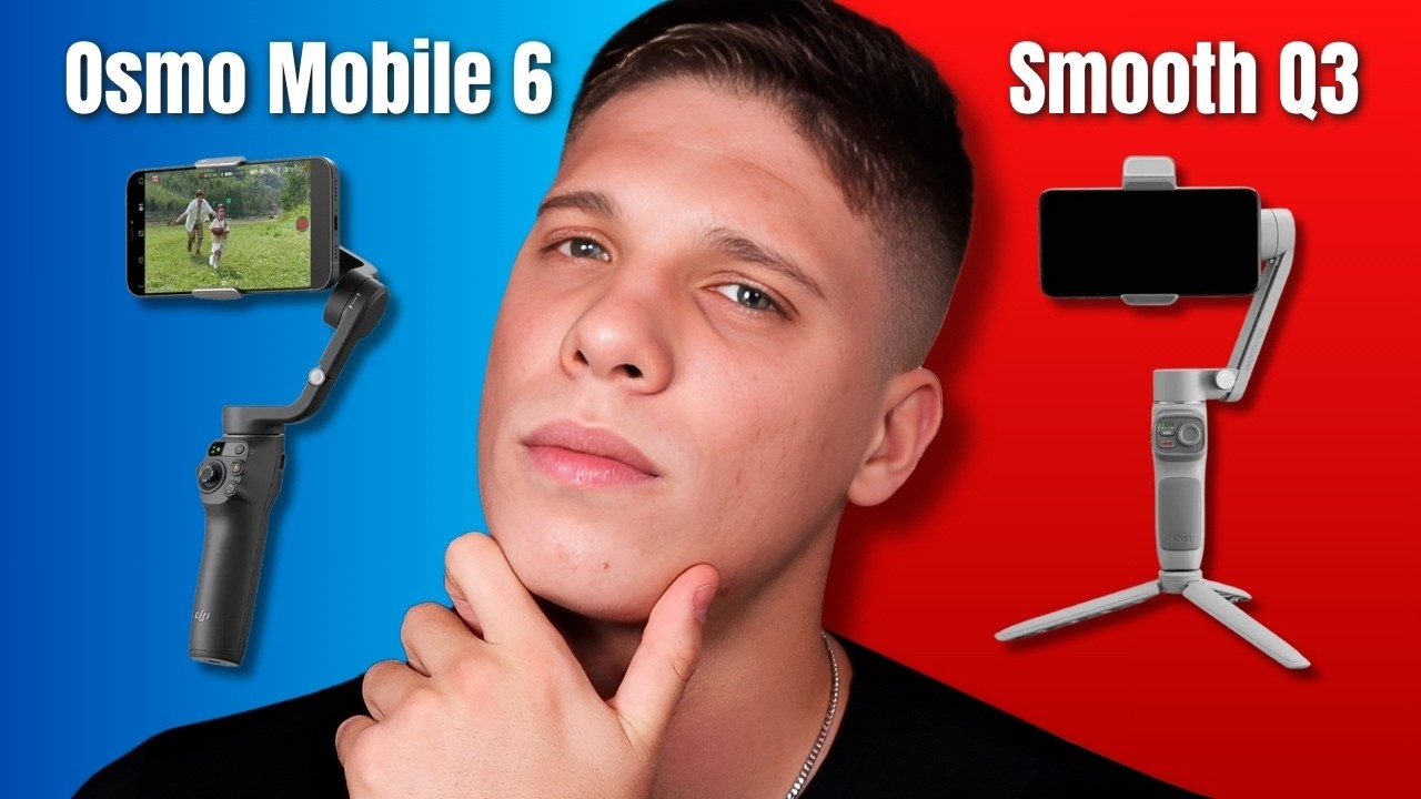 DJI Osmo Mobile 6 vs Zhiyun Smooth Q3: Qual o Melhor Gimbal de 2025?