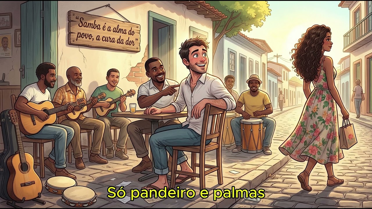 Te Contemplar Já Me Basta | Samba Romântico Brasileiro | Poesia de Roda