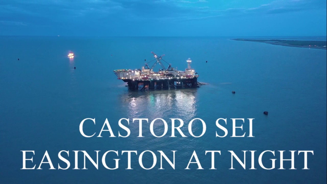 castoro sei  of the coast off Easington june 2020