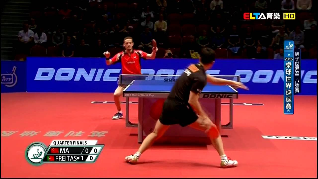 2015 World Cup Ms-QF: MA Long - FREITAS Marcos [HD] [Full Match/Chinese]