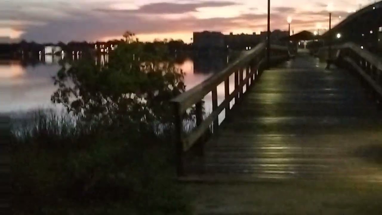 Early walk in paradise 