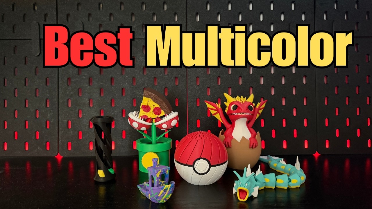 Best Multicolor 3D Prints You Can Make Right Now
