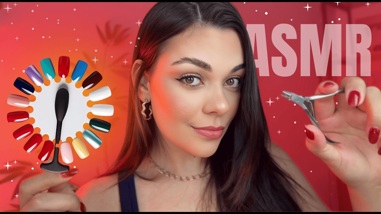 ASMR: manicure faz suas unhas e cuida da sua energia até você dormir ✨😴