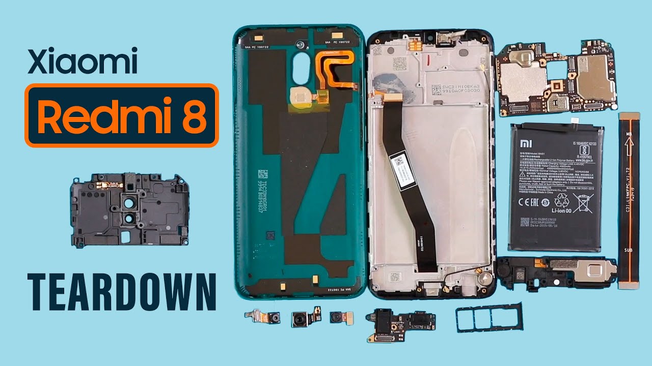 Xiaomi Redmi 8 Teardown repair guide Inside
