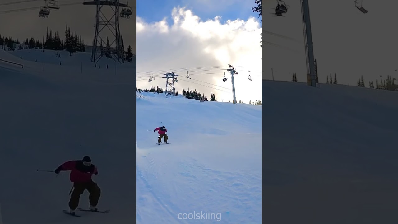 This skiing trick is impressive 🔥😮 | 