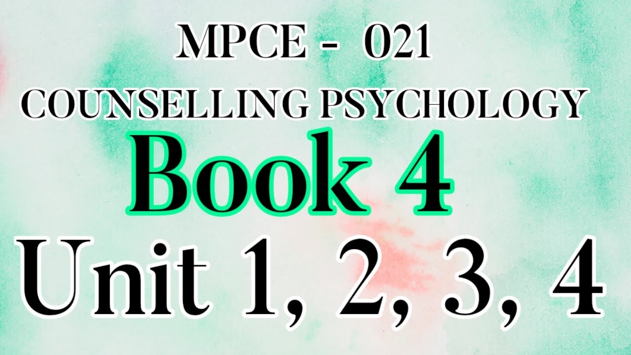 Ignou MPCE - 021 Book 4 ( all units) explained + short notes IN LESS THAN HALF AN HOUR
