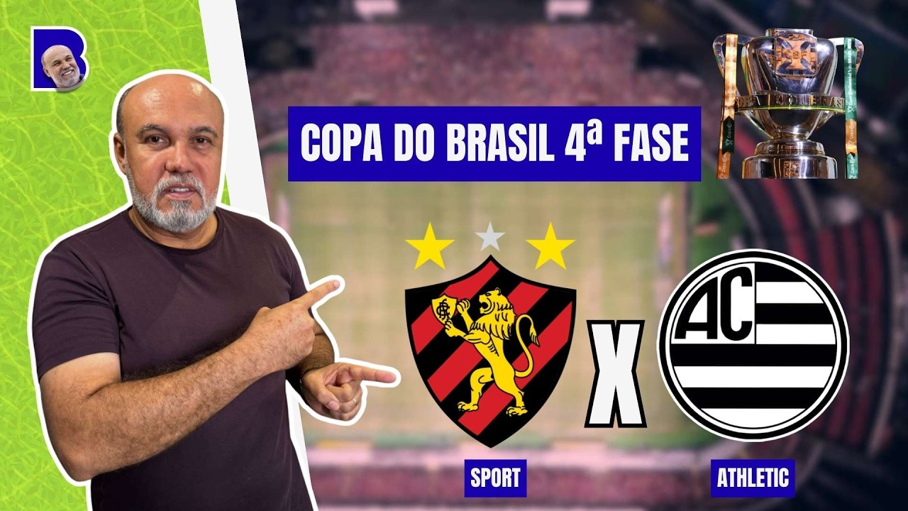 Sport x Athletic se enfrentam hoje na Ilha do Retiro pela Copa do Brasil