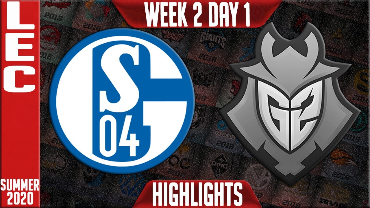 S04 vs G2 Highlights | LEC Summer 2020 W2D1 | Schalke 04 vs G2 Esports