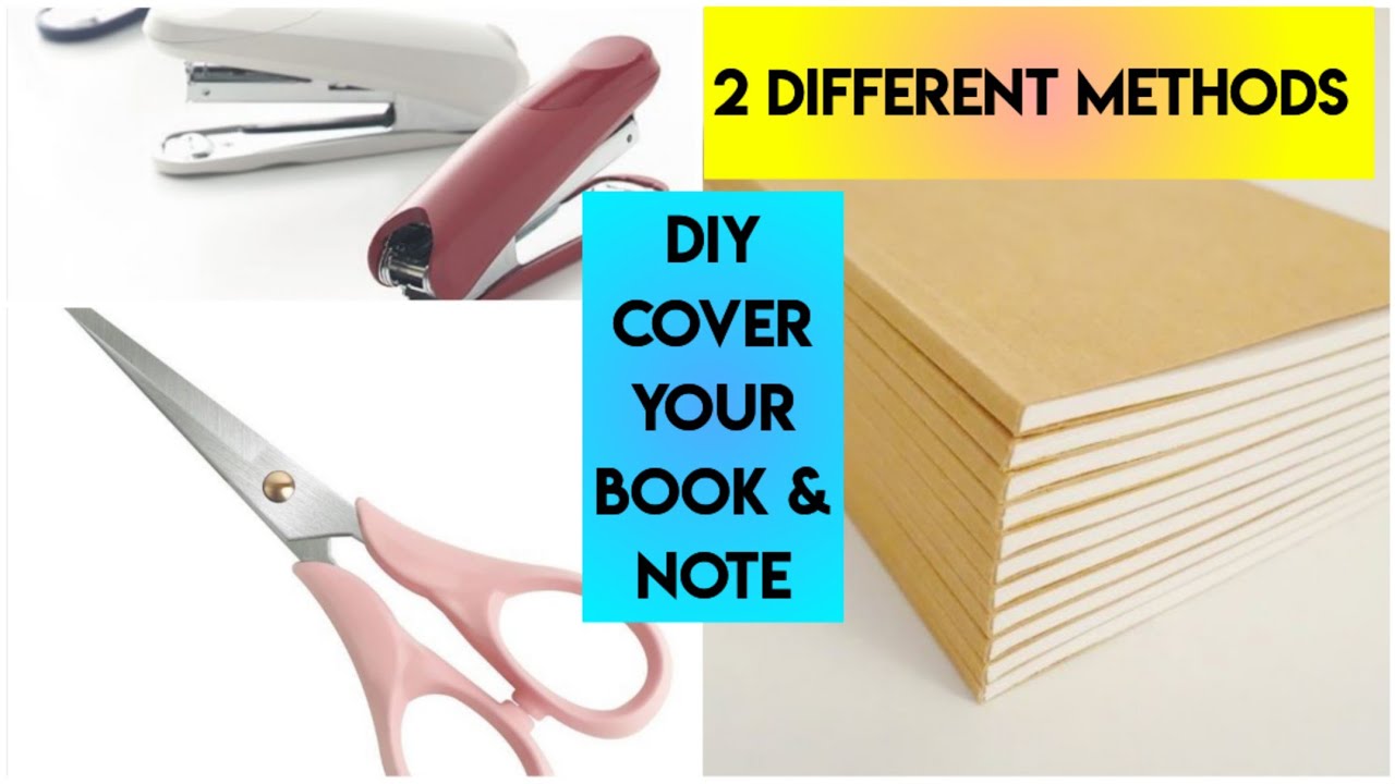 How to cover notebooks in 2 Different methods | நேட்புக் அட்டை போடுவது எப்படி |  cover school book