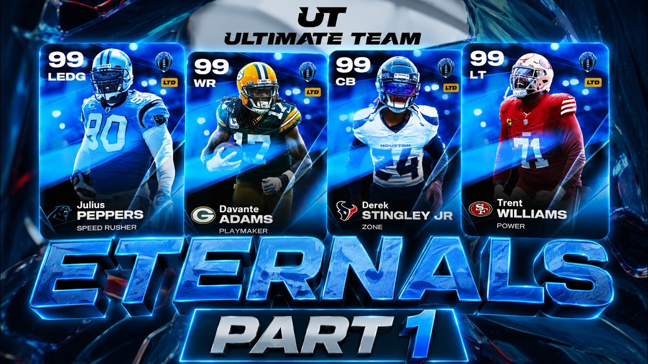 Eternals Часть 1: LTD Davante Adams, Derek Stingley Jr, Julius Peppers | Madden 26 Ultimate Team
