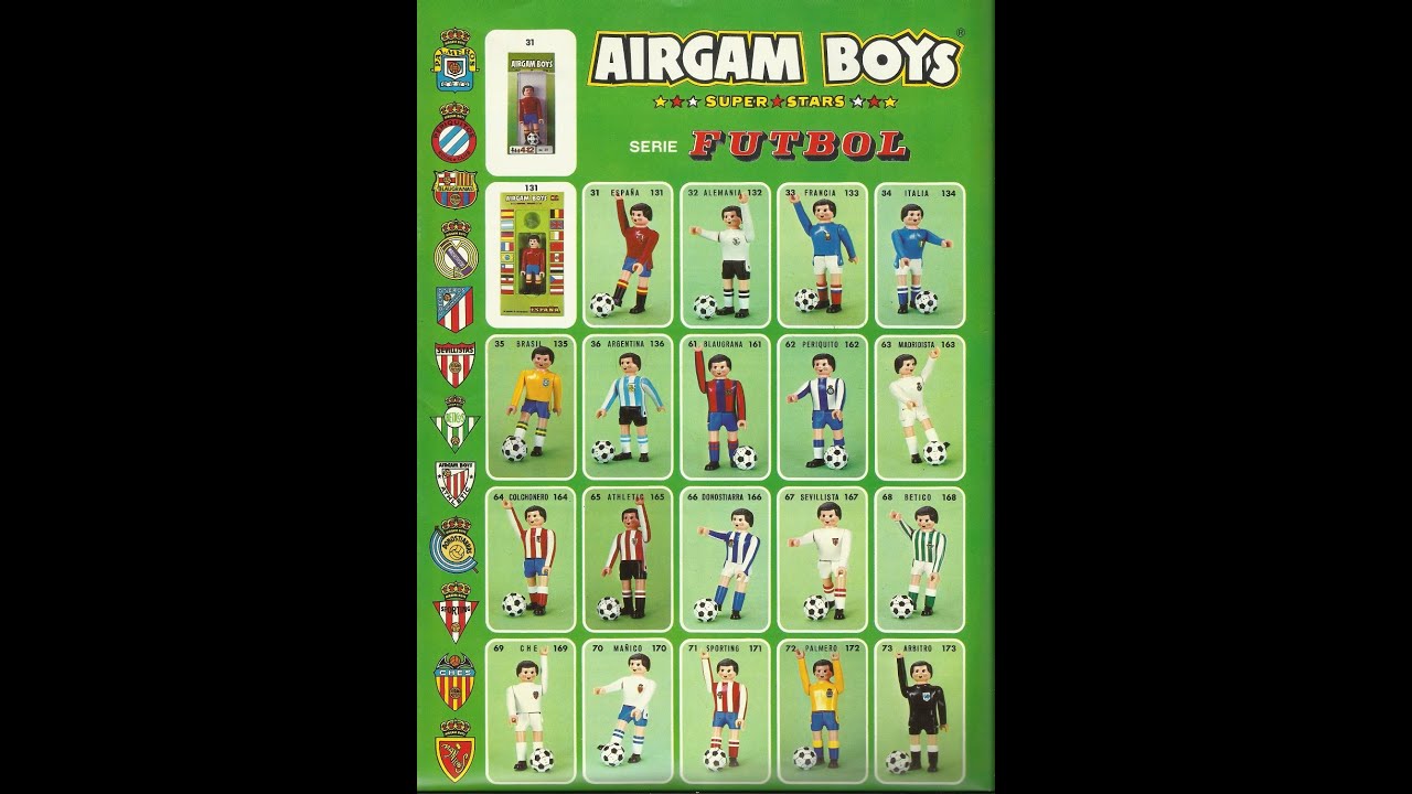 airgam boys catalogo 1986 futbol