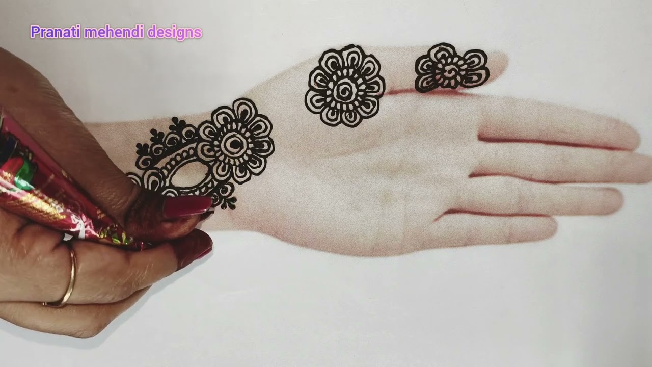 Trendy floral mehendi design l mehendi design for front side hand l youtube l mehendi design l