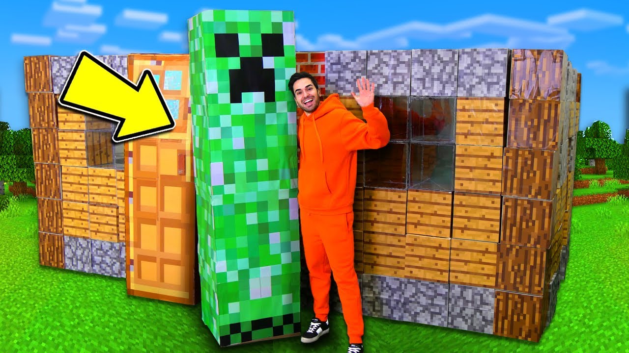COSTRUISCO UN CREEPER GIGANTE NELLA VITA REALE