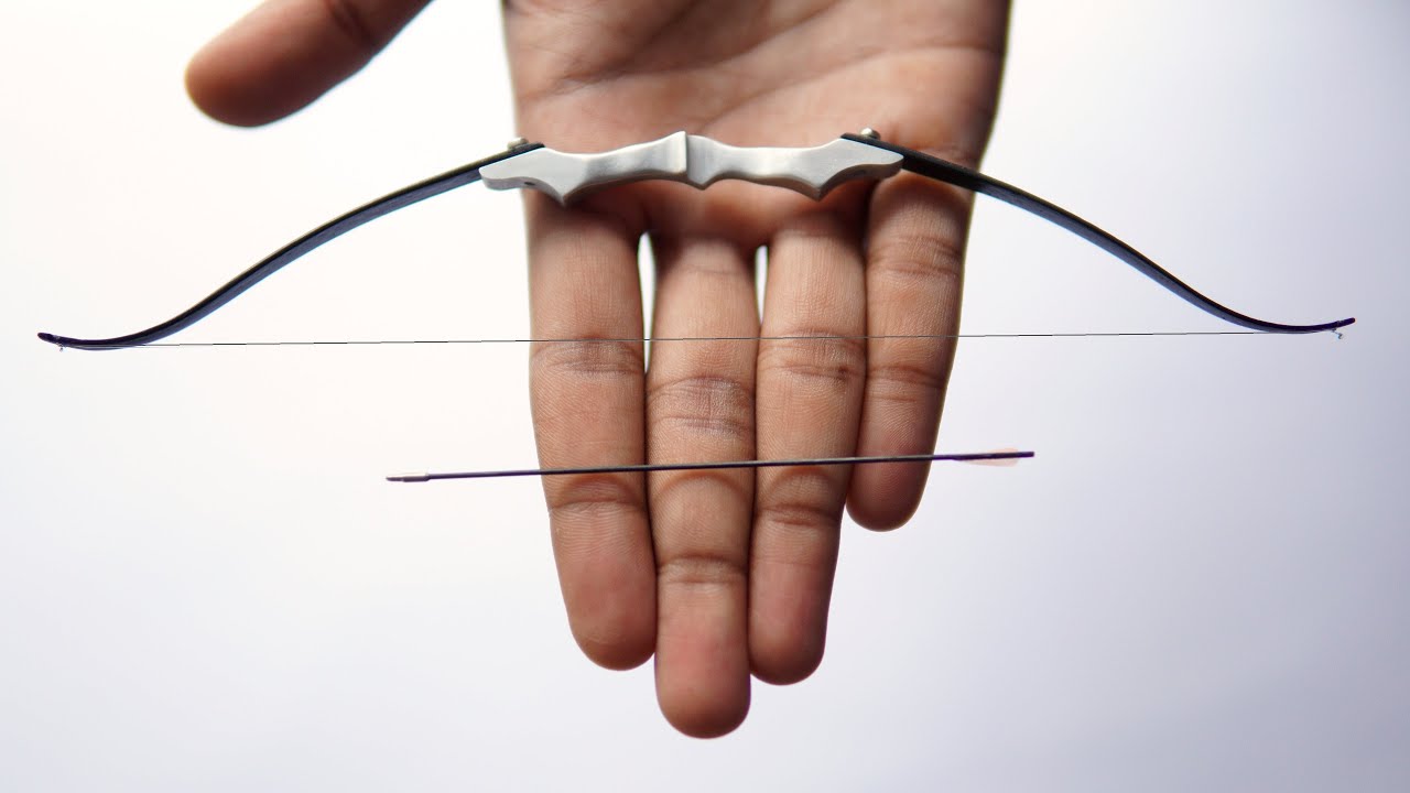 DIY Bow and Arrow, Mini Recurve Bow