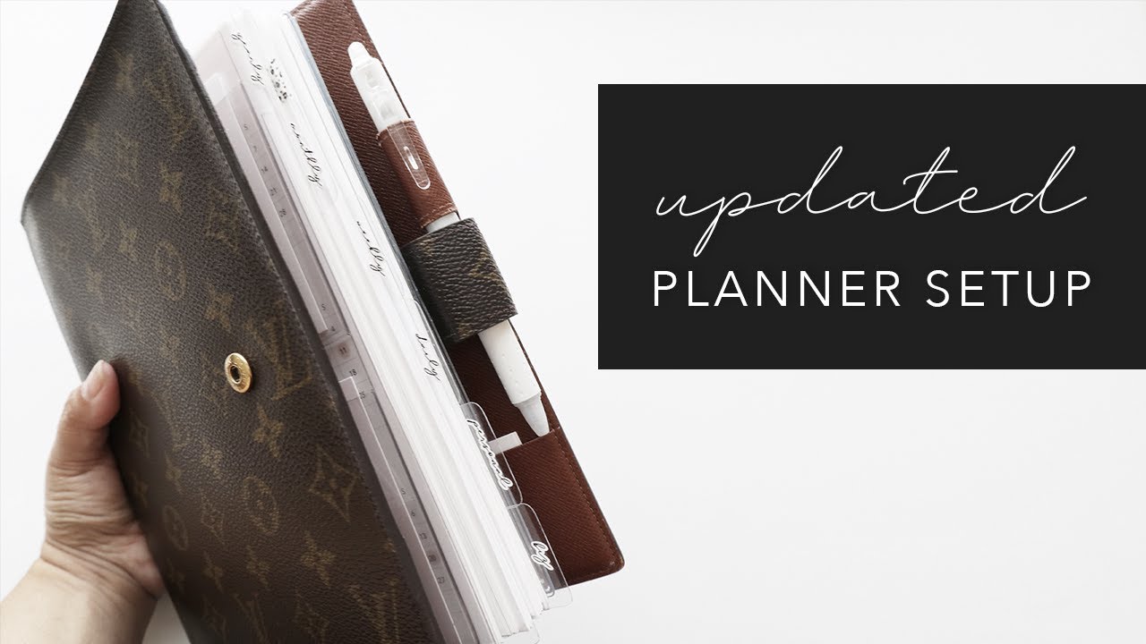 Updated 2021 Planner Setup // A Flip Through of My Louis Vuitton Agenda