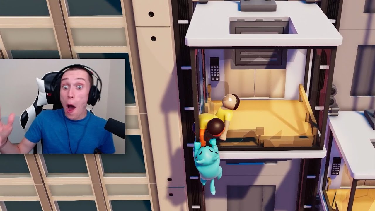 I played Gang Beasts w/ Wilbur, Shubble, Smajor & Quackity...