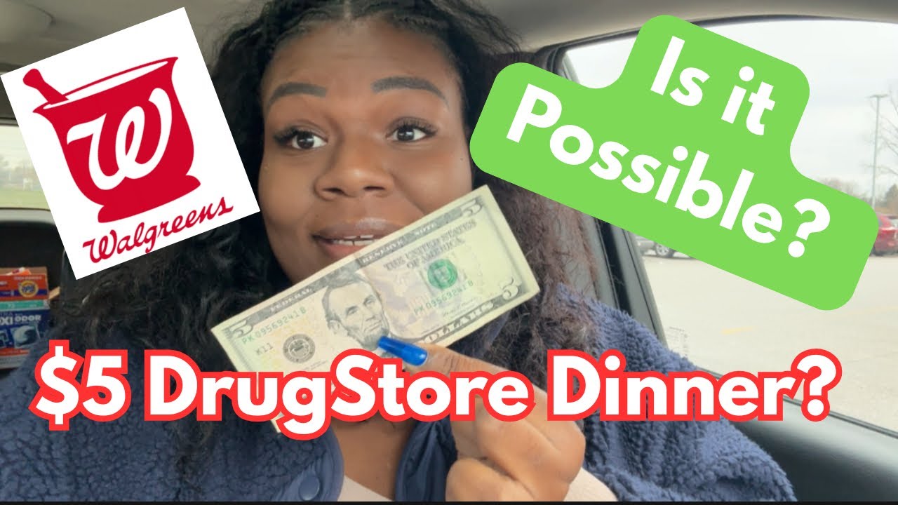 Ужин в аптеке за 5 долларов на четверых? Возможно ли это? Шопинг в Walgreens