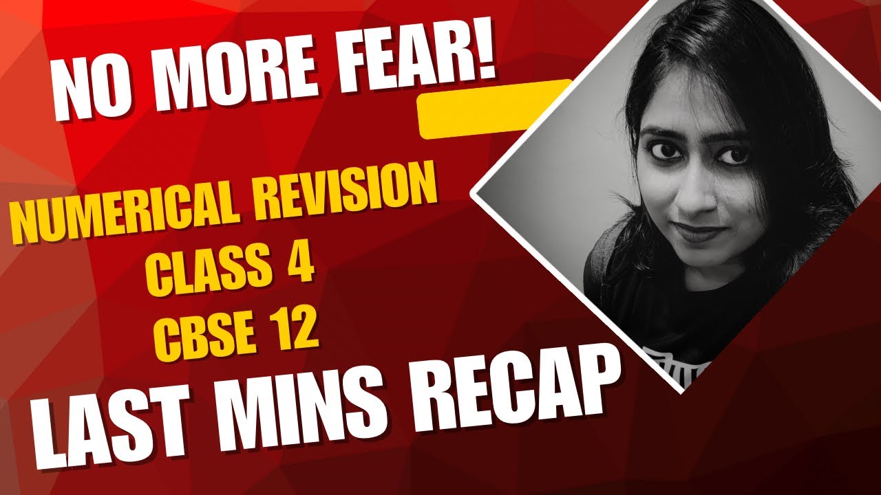 Stop fearing physics: Revision class 4 | CBSE Board exam 2026