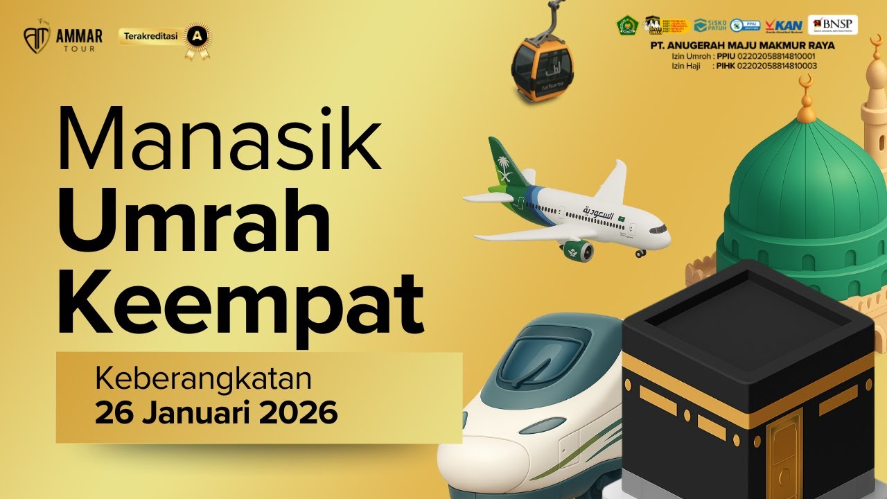 Manasik Keempat Keberangkatan 26 Januari 2026 Bersama Ustadz H. Marwan, S.Kom