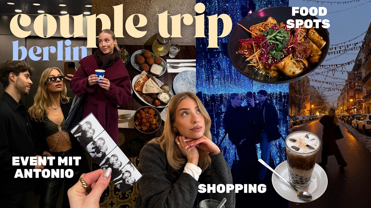 Couple Vlog 💘 48h in Berlin mit Antonio | Food Tour, Shopping, DDR Museum, Space Event