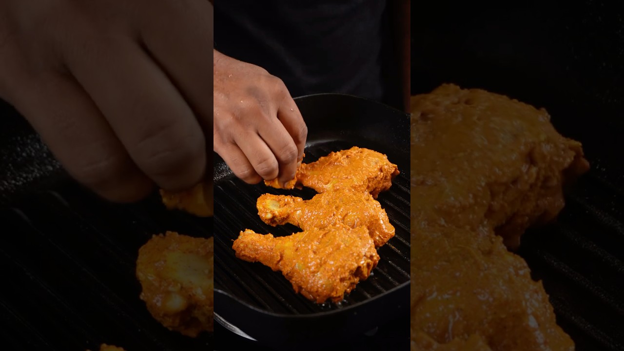 Chicken Leg Fry ASMR #shorts #food