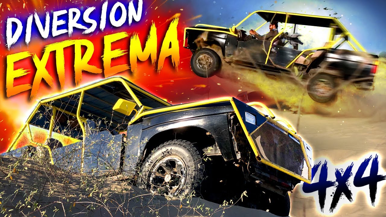 VOLAMOS RAMPA en LAS DUNAS en esta NISSAN 4X4 ENTUBADA Mini Truck | OrdoTunes