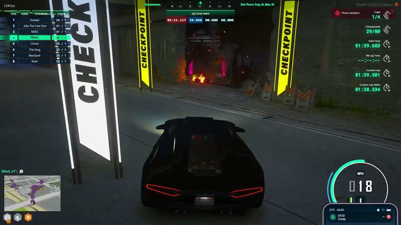 Это случилось с Майком во время гонки на Нексусе | NoPixel 4.0 GTARP