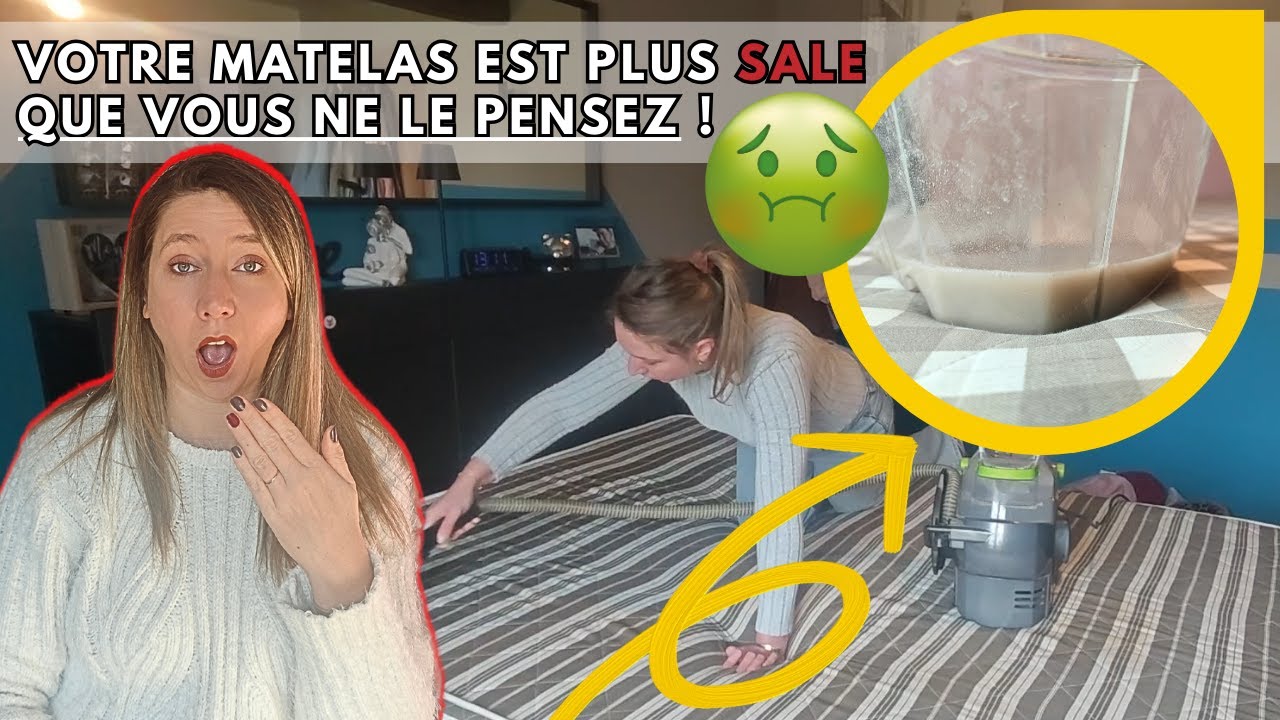 TEST SHAMPOUINEUSE : CE QUI SORT DE MON MATELAS VA VOUS DÉGOÛTER ! 😨