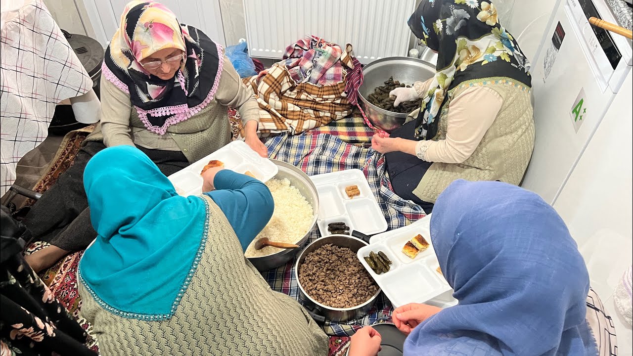 Gülerin Yiğeni askere gidiyor mevlidi şerif ve asker kınası ve yemek ikramı Faruk Karan 
