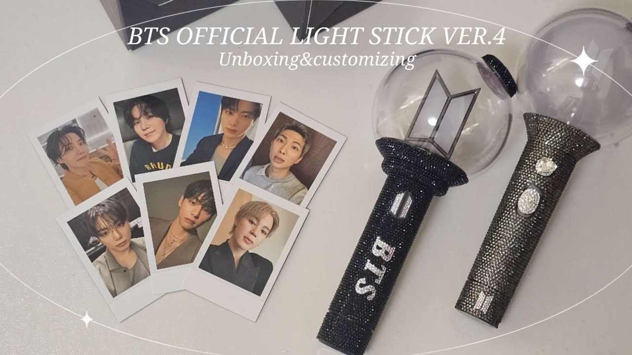 新アミボム 開封&デコ🖤｜ARMY BOMB Ver.4 customizing｜LightStick decoration｜Unboxing｜BTS｜ARMYVLOG｜