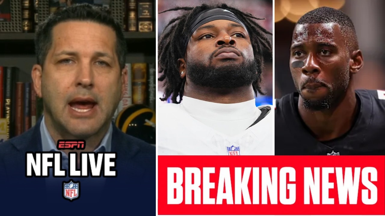 NFL LIVE| Falcons plan to apply franchise tag to Kyle Pitts Sr., Cowboys re-signing Javonte Williams