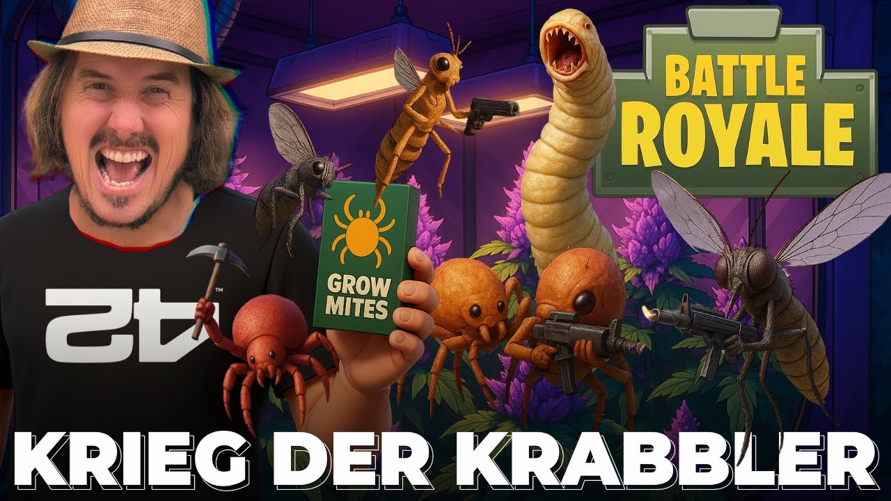 💥 Battle Royale im Grow-Zelt ⚔️ N&uuml;tzlinge vs. Milben, Thripse, Trauerm&uuml;cken & Co 🐜
