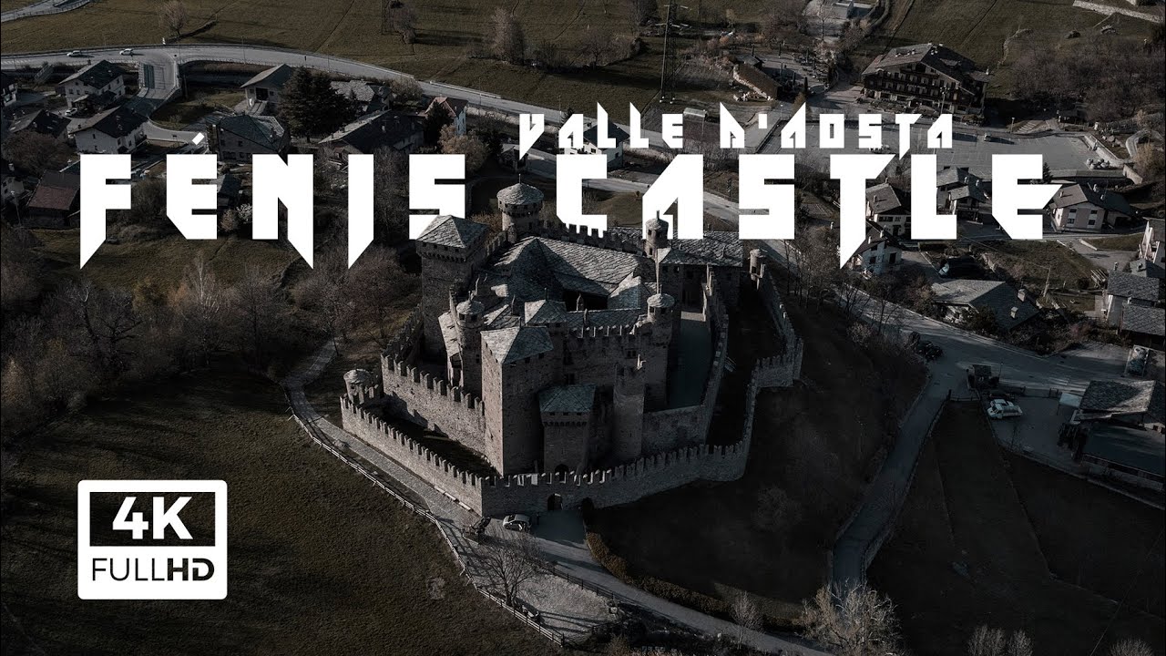 Fenis Castle | VALLE D'AOSTA | 4k Cinematic Drone Video
