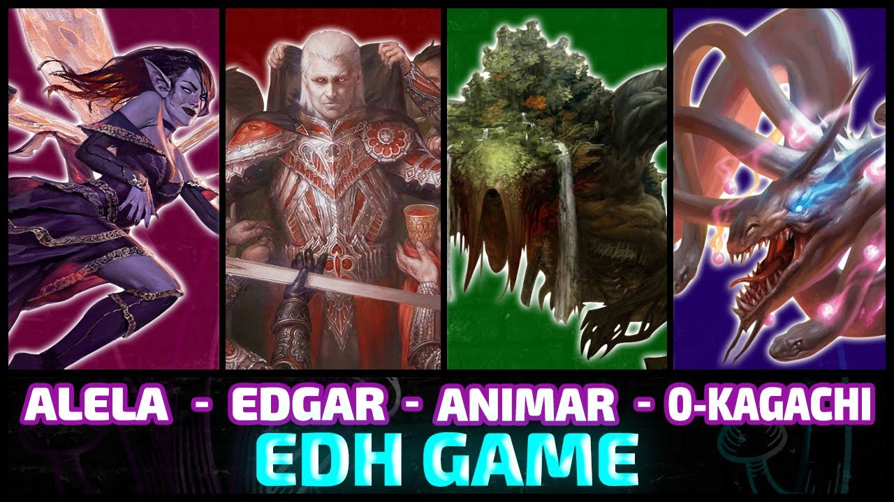 Alela vs Edgar vs Animar vs O-Kagachi [EDH/Commander Gameplay] 2020
